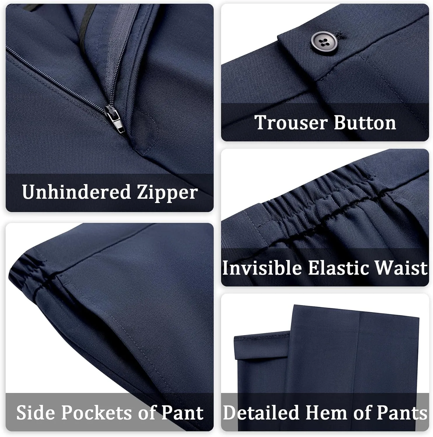 Women's 2 Piece Suit Lady 2 Button Business Work Office Slim Fit Blazer Jacket Pants Set