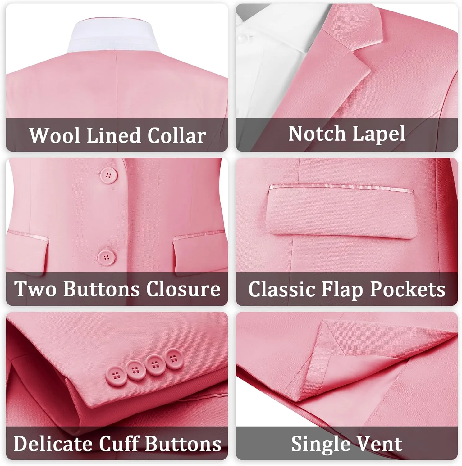 Women's 2 Piece Suit Lady 2 Button Business Work Office Slim Fit Blazer Jacket Pants Set