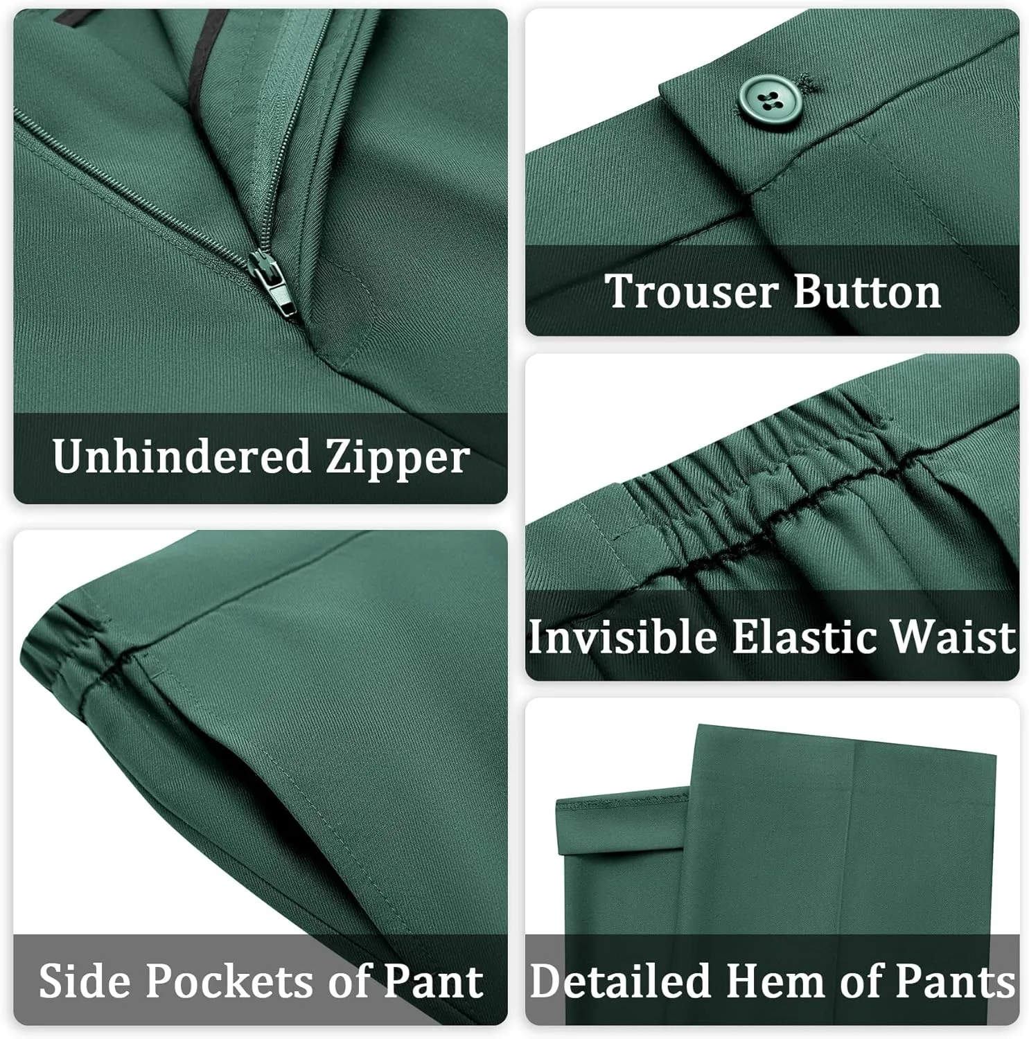 Women's 2 Piece Suit Lady 2 Button Business Work Office Slim Fit Blazer Jacket Pants Set