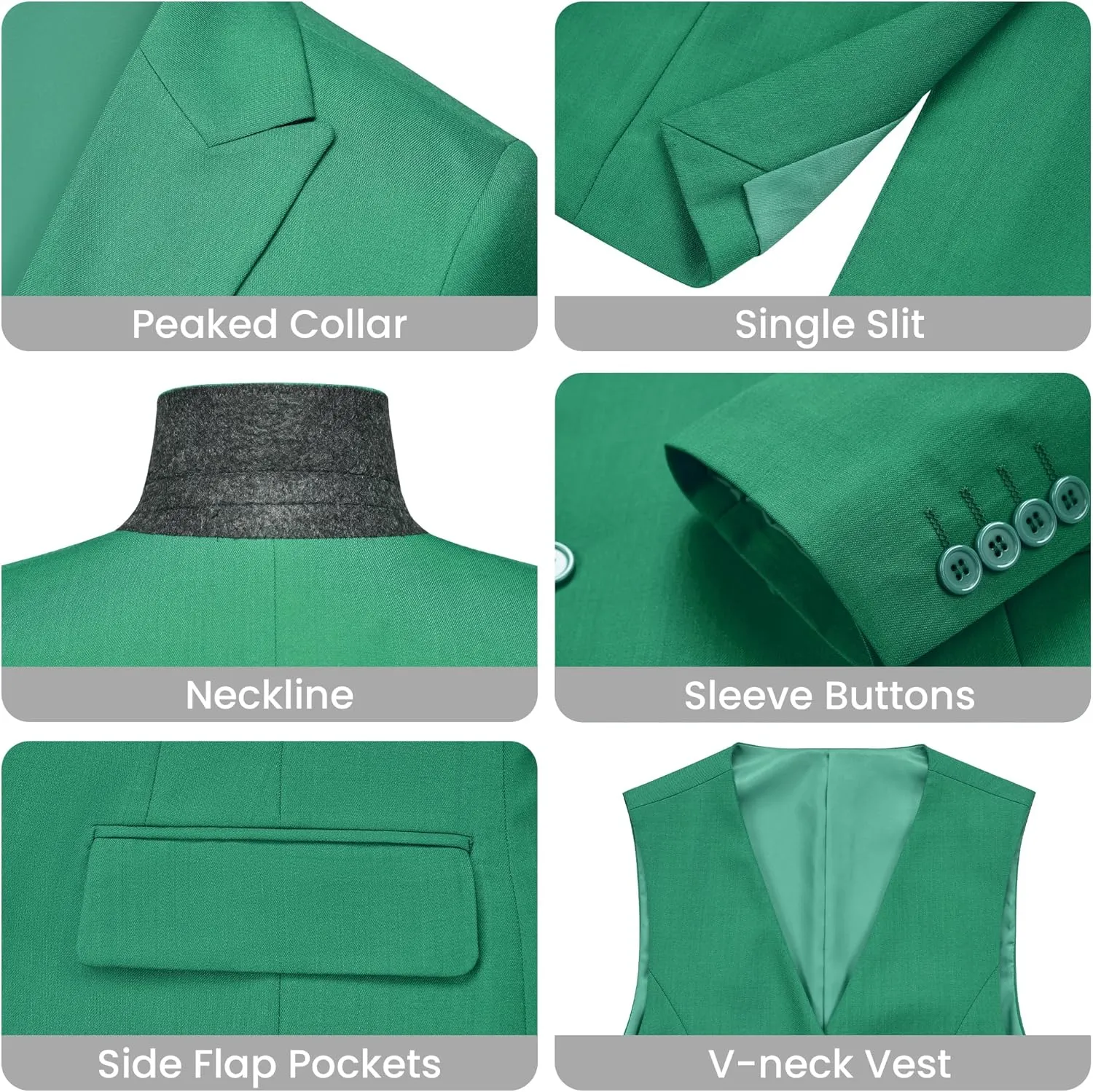 Women's 3 Pieces Suit Lady's 2 Buttons Business Casual Office Outfits Slim Fit Blazer Jacket Vest Pants Set