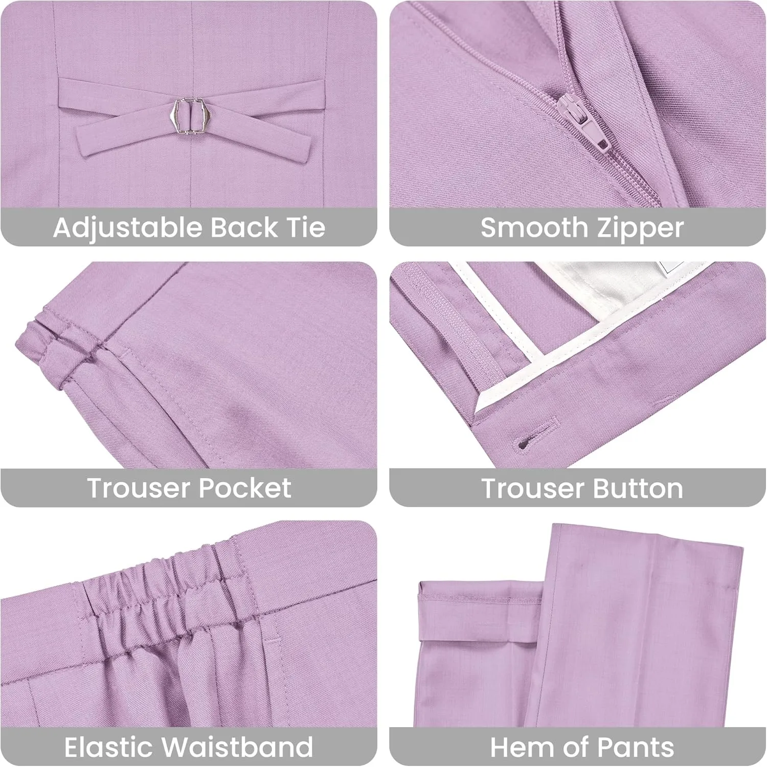 Women's 3 Pieces Suit Lady's 2 Buttons Business Casual Office Outfits Slim Fit Blazer Jacket Vest Pants Set