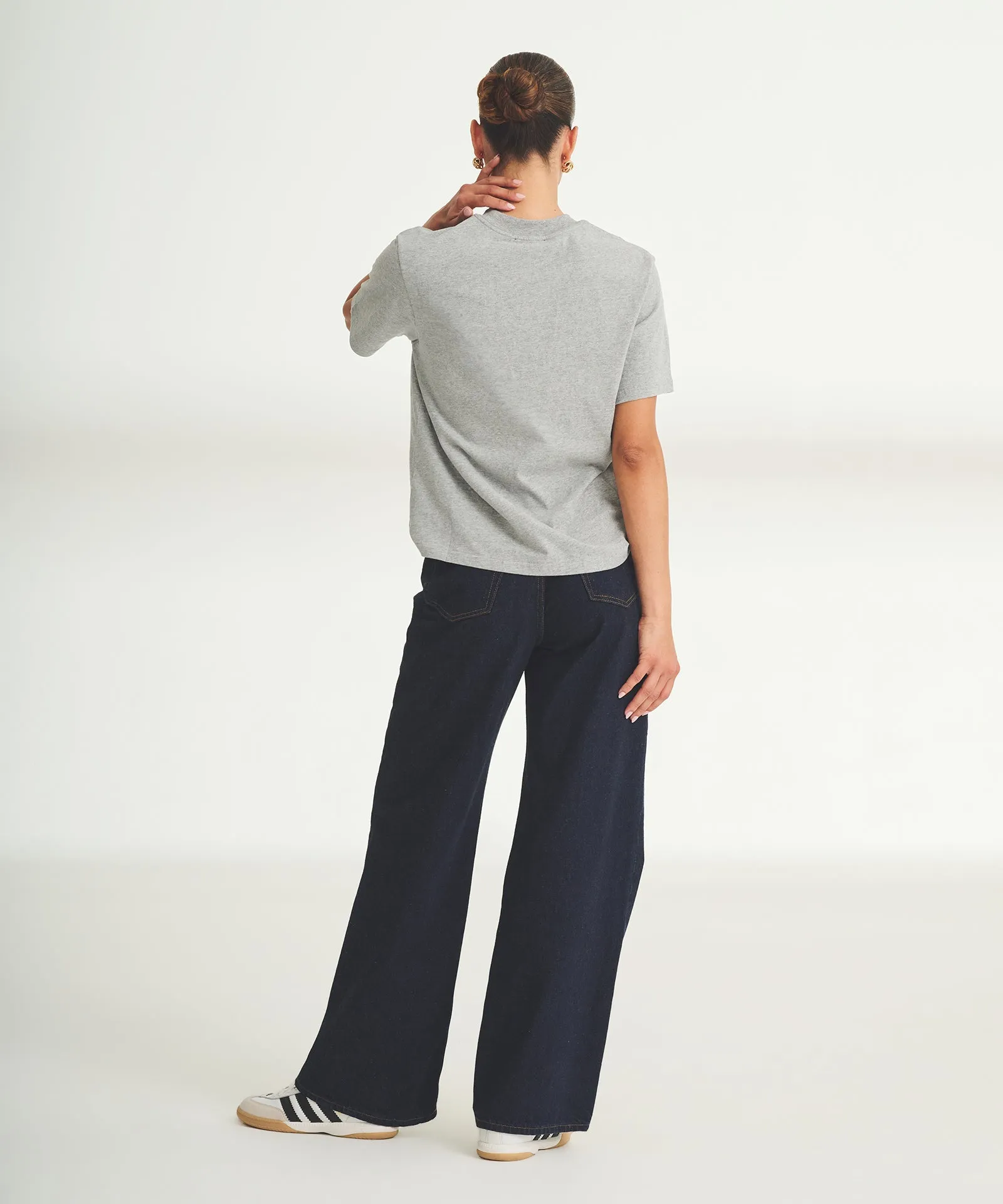 Women's Embroidered Bow Boxy Tee