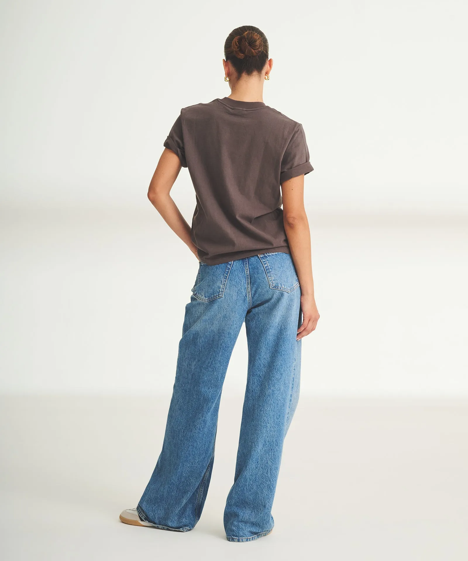 Women's Embroidered Martini Boxy Tee