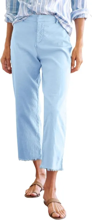 Womens Pants, Cotton Peasant Pants Casual Linen Straight Leg Plus Size Lounge