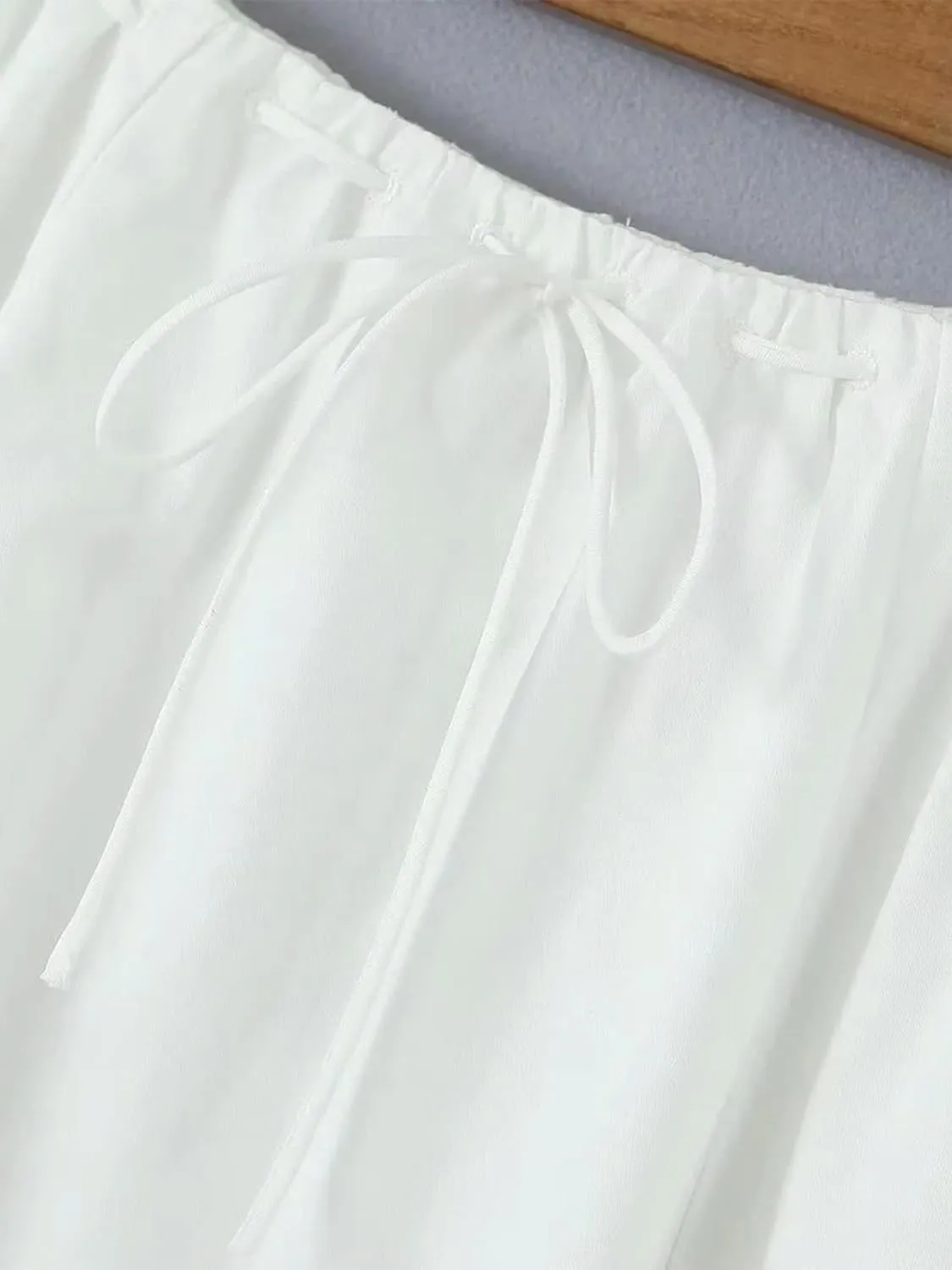 Women's Summer Fashion Street Style Loose Midi Skirt Sweet and Chic Pleated Design Low Waist Skirt-as1-S, Small