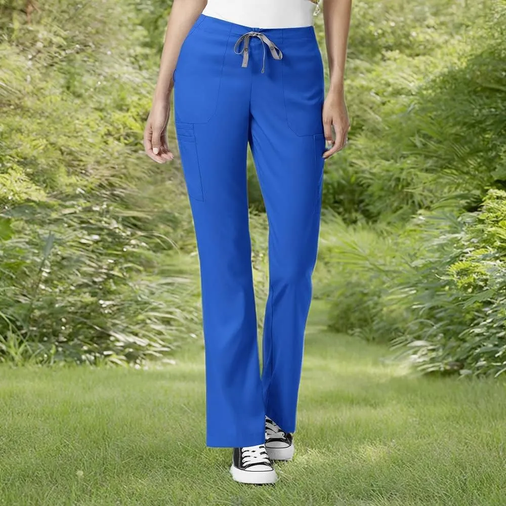 WonderWink Women's Moderate Flare Leg Cargo Pant