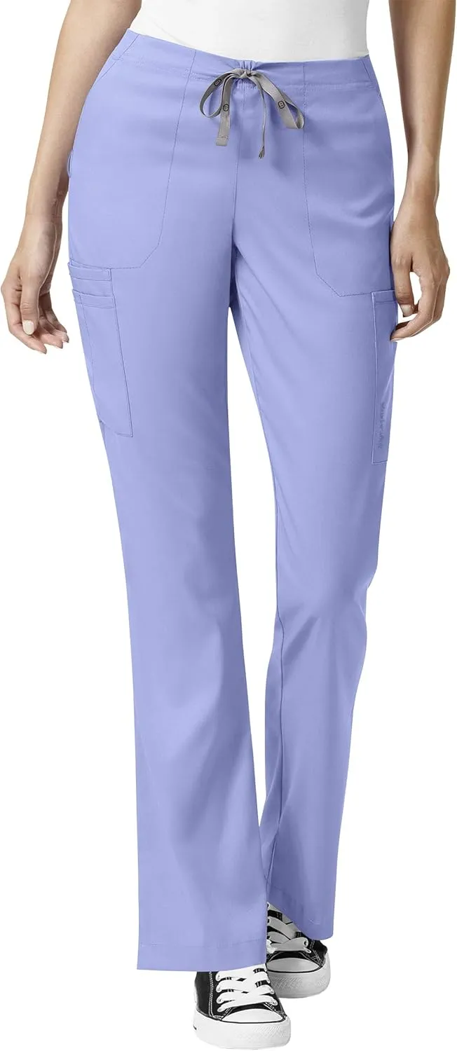 WonderWink Women's Moderate Flare Leg Cargo Pant
