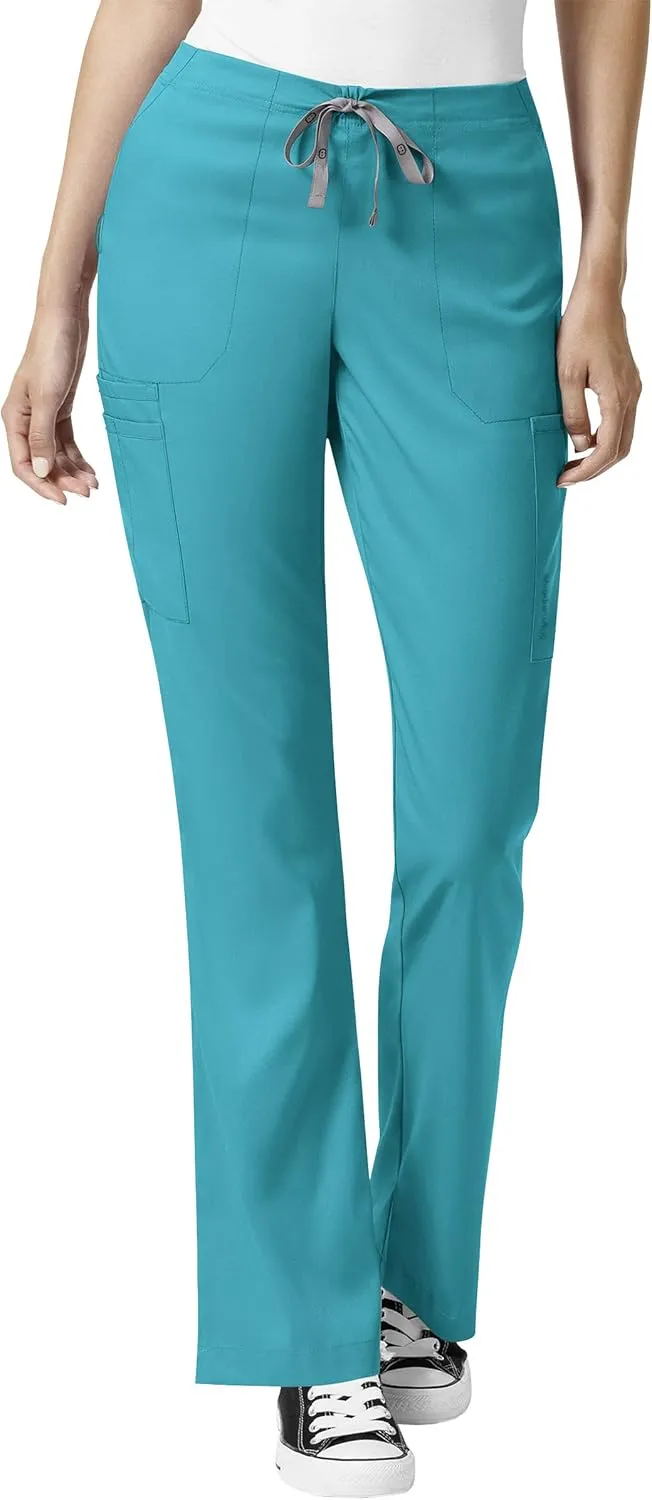 WonderWink Women's Moderate Flare Leg Cargo Pant