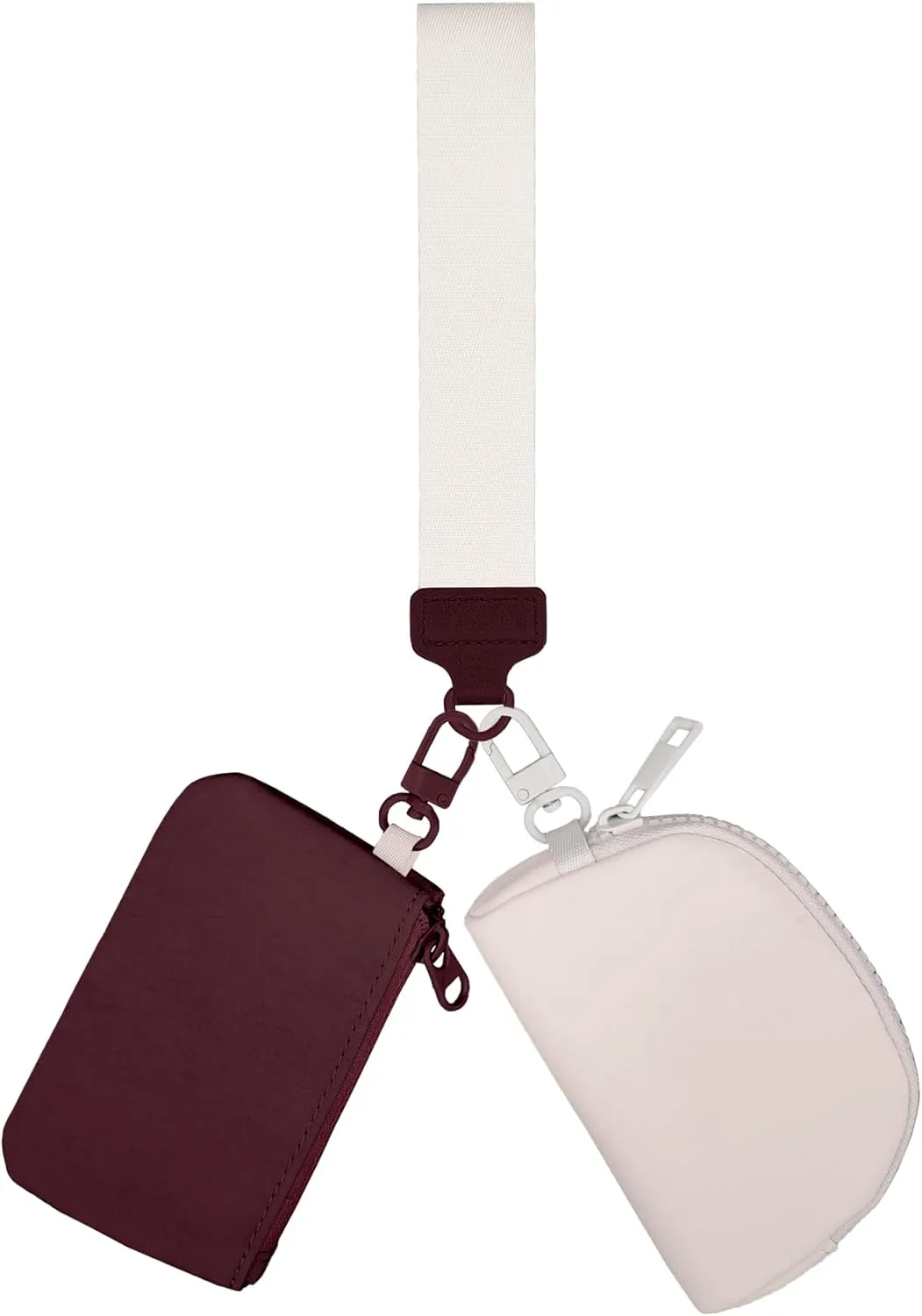 Wristlet Wallets for Women Ladies Teen Girls Female Credit Card Holder Wallets Cute Aesthetic Unique Modern Cardholder Purse Keychain Zipper