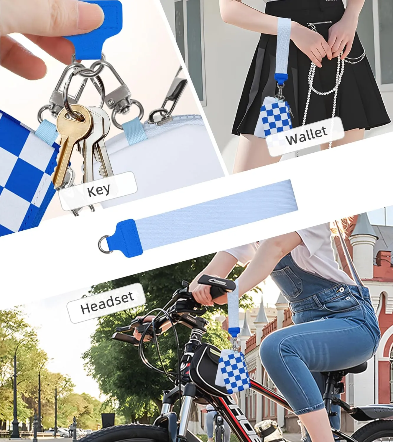 Wristlet Wallets for Women Ladies Teen Girls Female Credit Card Holder Wallets Cute Aesthetic Unique Modern Cardholder Purse Keychain Zipper