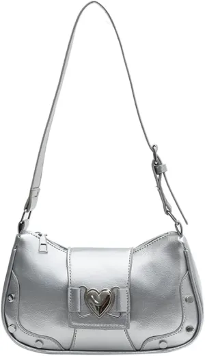 Y2K Underarm Bag Women, Punk Trendy Handbag Girls Gothic Tote Purse Y2K Cool Unique Purse Fashion Girls Handbag