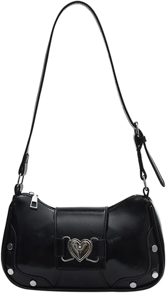 Y2K Underarm Bag Women, Punk Trendy Handbag Girls Gothic Tote Purse Y2K Cool Unique Purse Fashion Girls Handbag