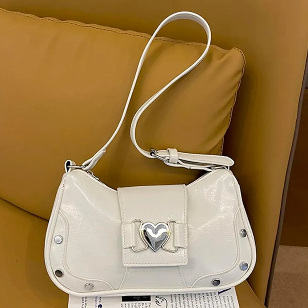 Y2K Underarm Bag Women, Punk Trendy Handbag Girls Gothic Tote Purse Y2K Cool Unique Purse Fashion Girls Handbag