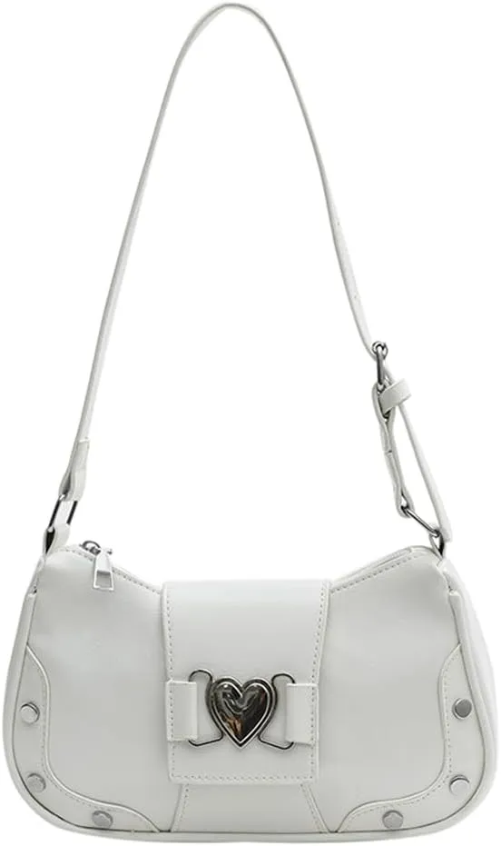 Y2K Underarm Bag Women, Punk Trendy Handbag Girls Gothic Tote Purse Y2K Cool Unique Purse Fashion Girls Handbag