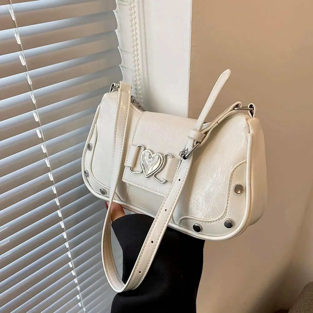 Y2K Underarm Bag Women, Punk Trendy Handbag Girls Gothic Tote Purse Y2K Cool Unique Purse Fashion Girls Handbag