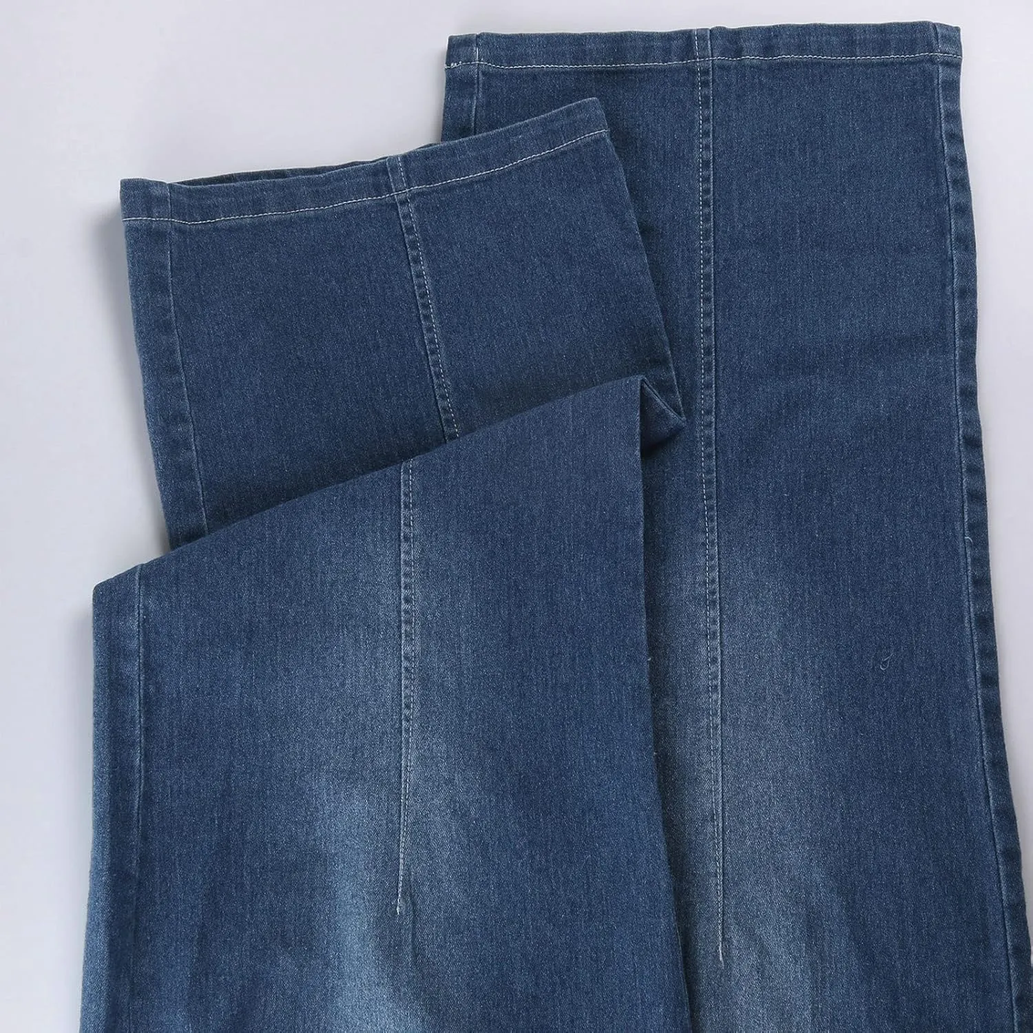 YUTANRAL Womens Jeans/Sweatpants 2024 Lounge Baggy Wide Leg Pants Fashion High Waisted Joggers Y2k Clothes, Large